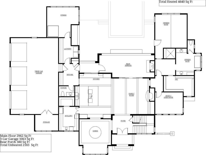 1168 Fern Hill Road, Mooresville, NC 28117.  MLS# CAR4351598, YatesRealty ID 4651. Main level floor plan