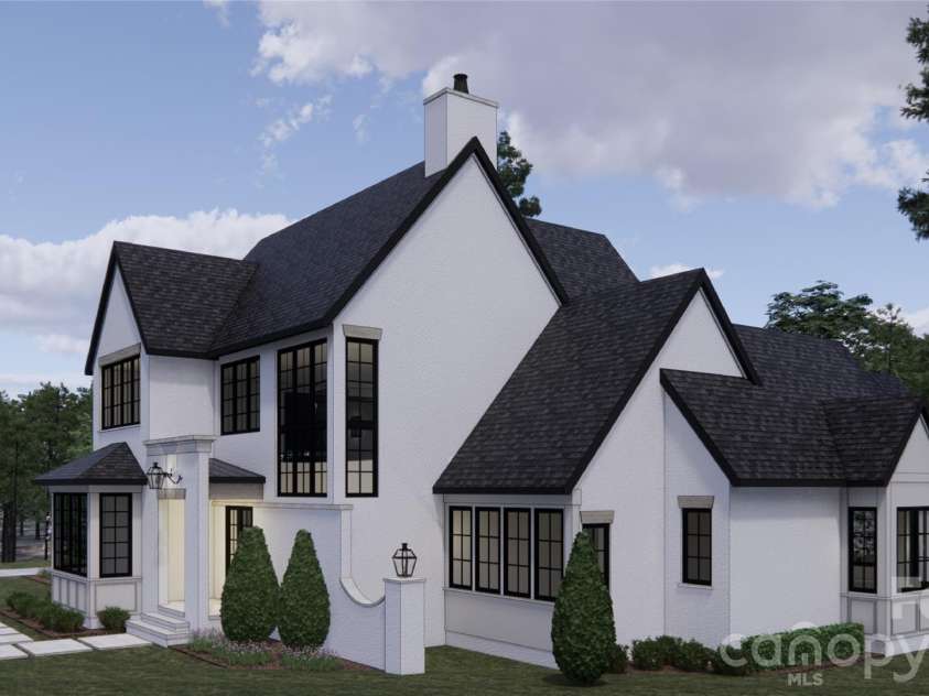1168 Fern Hill Road, Mooresville, NC 28117.  MLS# CAR4351598, YatesRealty ID 4651. Side Rendering for To Be Built home