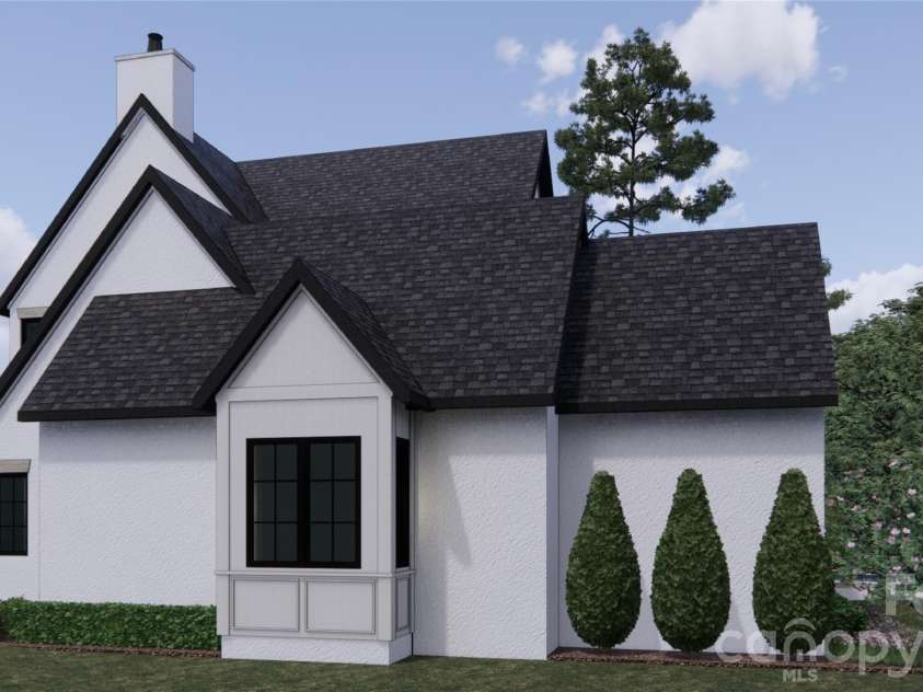 1168 Fern Hill Road, Mooresville, NC 28117.  MLS# CAR4351598, YatesRealty ID 4651. Side Rendering for To Be Built home