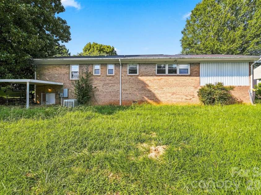 2103 2nd Avenue, Hickory, NC 28601.  MLS# CAR4417650, YatesRealty ID 46523. Back of House