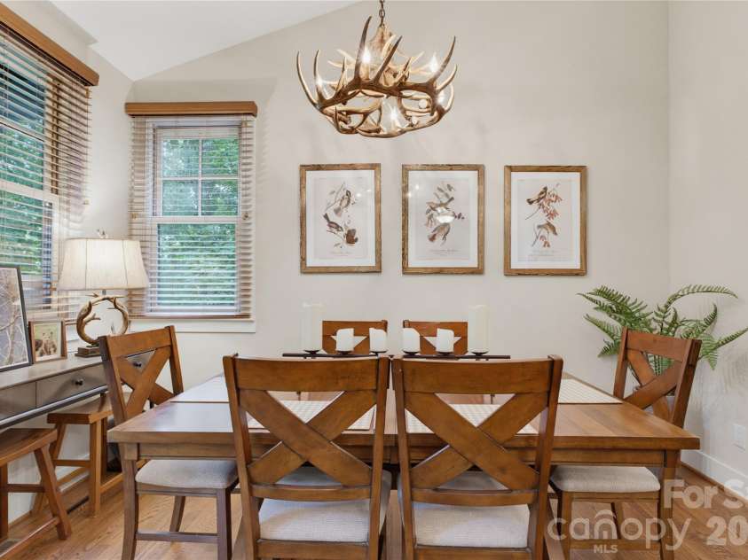 298 Hedgewood Drive, Tuckasegee, NC 28783.  MLS# CAR4393435, YatesRealty ID 46529. Dining Room