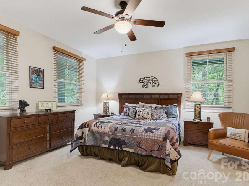 298 Hedgewood Drive, Tuckasegee, NC 28783.  MLS# CAR4393435, YatesRealty ID 46529. Owners suite