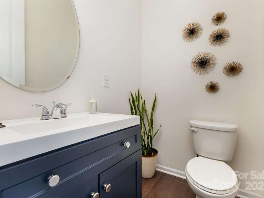 8651 Shadetree Street, Huntersville, NC 28078.  MLS# CAR4284717, YatesRealty ID 4653. Downstairs bathroom