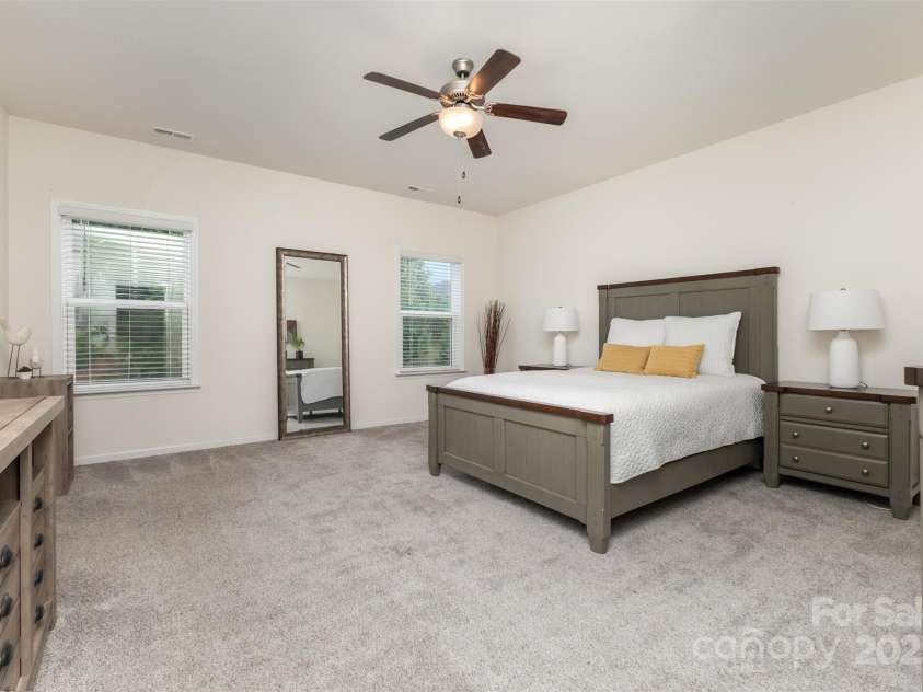 8651 Shadetree Street, Huntersville, NC 28078.  MLS# CAR4284717, YatesRealty ID 4653. Master Bedroom