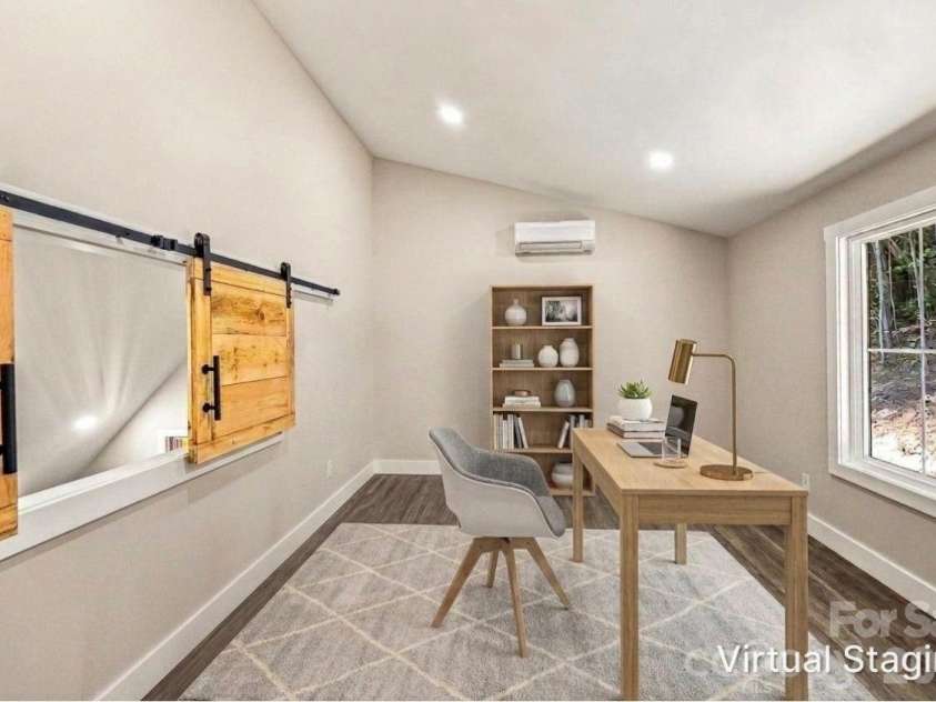 87 Catatoga Trail, Marion, NC 83452.  MLS# CAR4403584, YatesRealty ID 46554. Flexible home office/bedroom on 2nd level– virtually staged