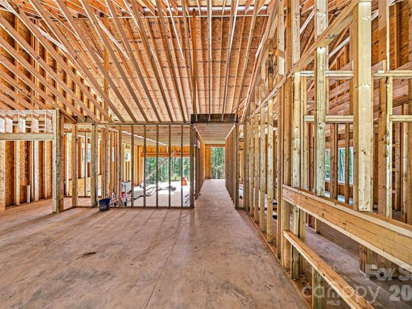 107 Catatoga Trail, Marion, NC 83452.  MLS# CAR4403603, YatesRealty ID 46555. Expansive living room - under construction