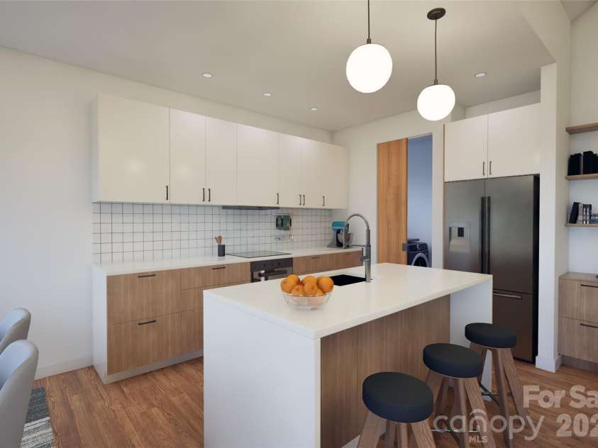 107 Catatoga Trail, Marion, NC 83452.  MLS# CAR4403603, YatesRealty ID 46555. Kitchen –Rendering by Alan Mascord Design Associates.