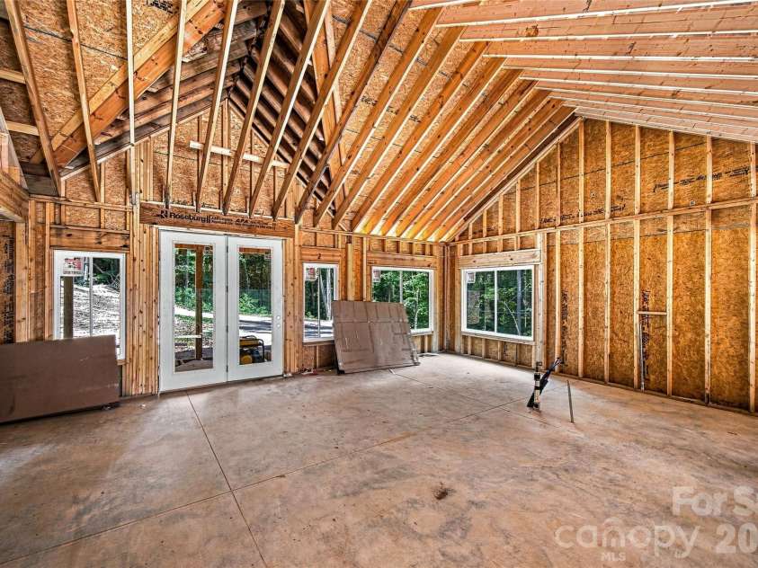 107 Catatoga Trail, Marion, NC 83452.  MLS# CAR4403603, YatesRealty ID 46555. Vaulted living spaces - under construction