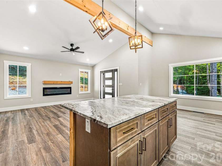 60 Catatoga Trail, Marion, NC 83452.  MLS# CAR4403563, YatesRealty ID 46556. Kitchen with expansive island
