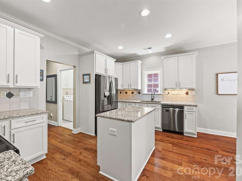 771 Cherry Hills Place, Rock Hill, SC 29730.  MLS# CAR4417475, YatesRealty ID 46566. Updated kitchen with refaced cabinets and pull out drawers in the Island. One additional pull out drawer and pull out trash can