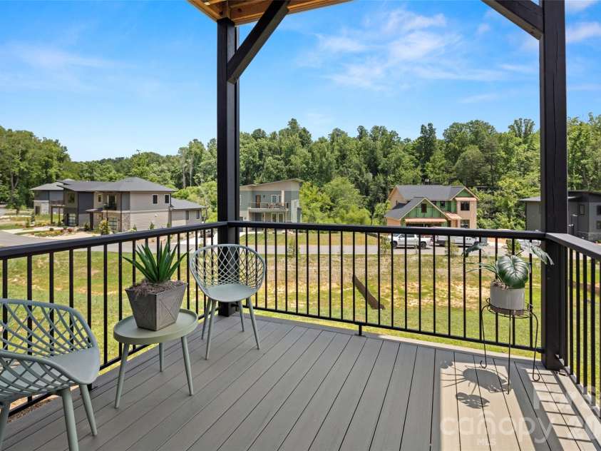303 Iron Ridge Loop, Asheville, NC 28806.  MLS# CAR4353423, YatesRealty ID 4659. Lower Level open porch