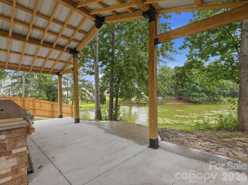 205 Shadowbrook Way, Kershaw, SC 29020.  MLS# CAR4417898, YatesRealty ID 46590. 2nd Covered Patio/Grill Area