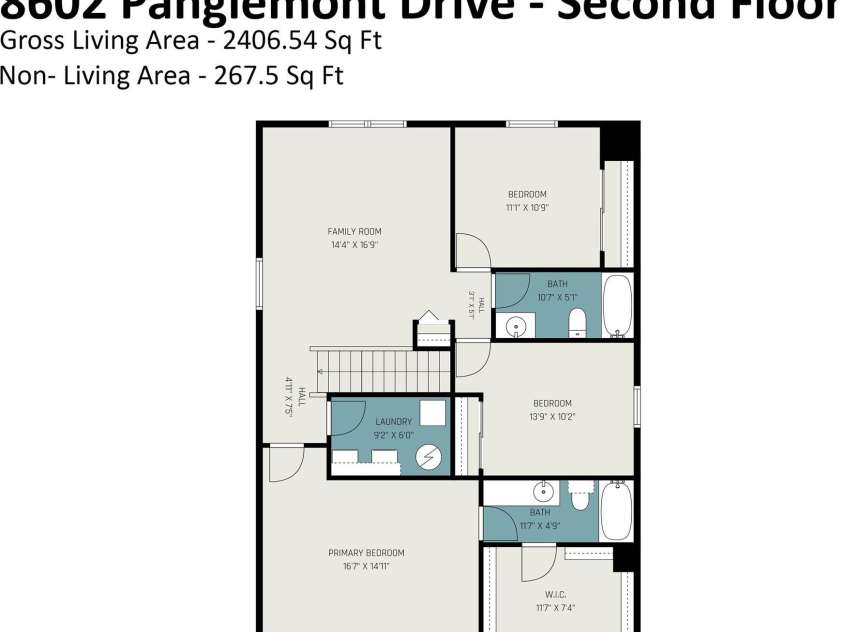 8602 Panglemont Drive, Charlotte, NC 28269.  MLS# CAR4417911, YatesRealty ID 46608. 