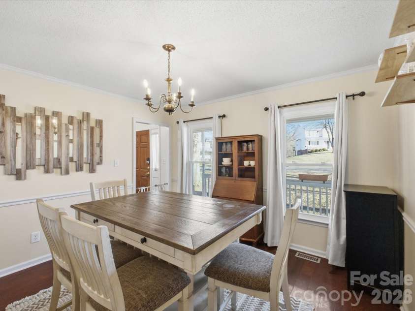 109 Elk Court, Mount Holly, NC 28120.  MLS# CAR4344317, YatesRealty ID 4662. Dining room on main floor