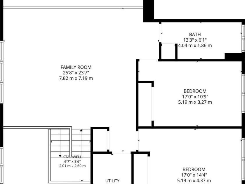 4409 Squirrel Trail Lane, Charlotte, NC 28269.  MLS# CAR4417960, YatesRealty ID 46623. Floor plan - UPPER