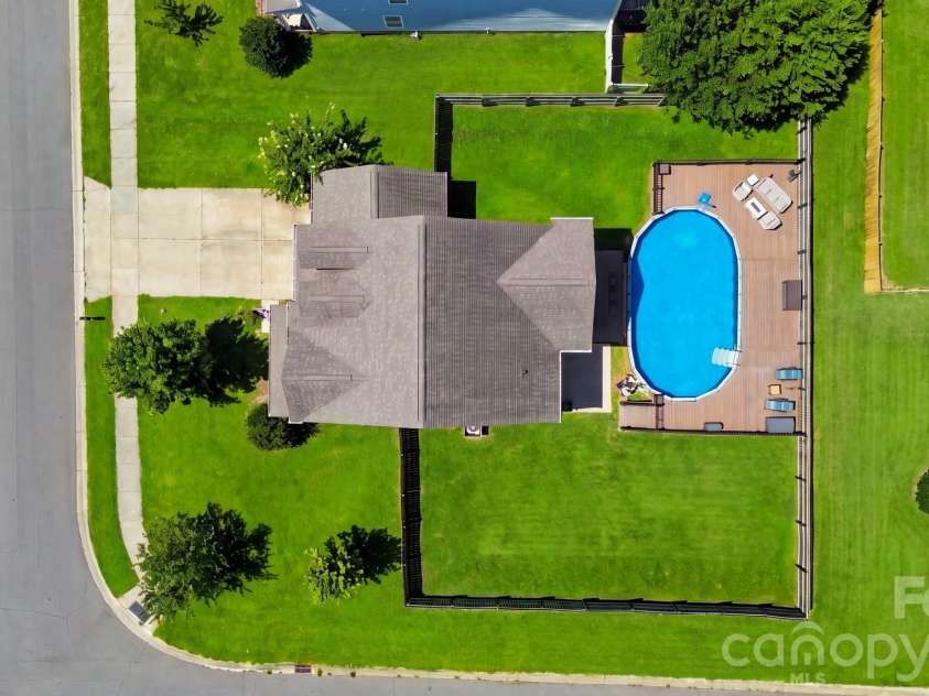 1981 Vickie Lane, Rock Hill, SC 29730.  MLS# CAR4416393, YatesRealty ID 46629. Aerial-2