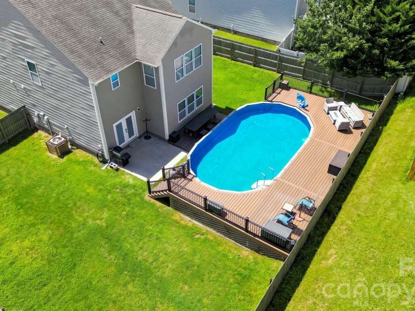 1981 Vickie Lane, Rock Hill, SC 29730.  MLS# CAR4416393, YatesRealty ID 46629. Aerial