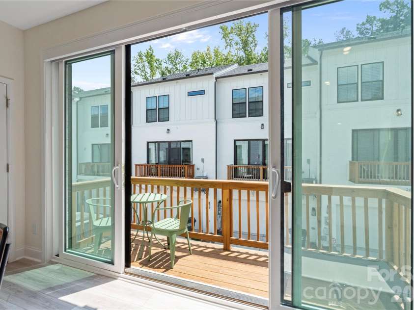 2414 Magnolia Blossom Way, Charlotte, NC 28211.  MLS# CAR4412045, YatesRealty ID 46633. Rear Patio with remote controlled window shade