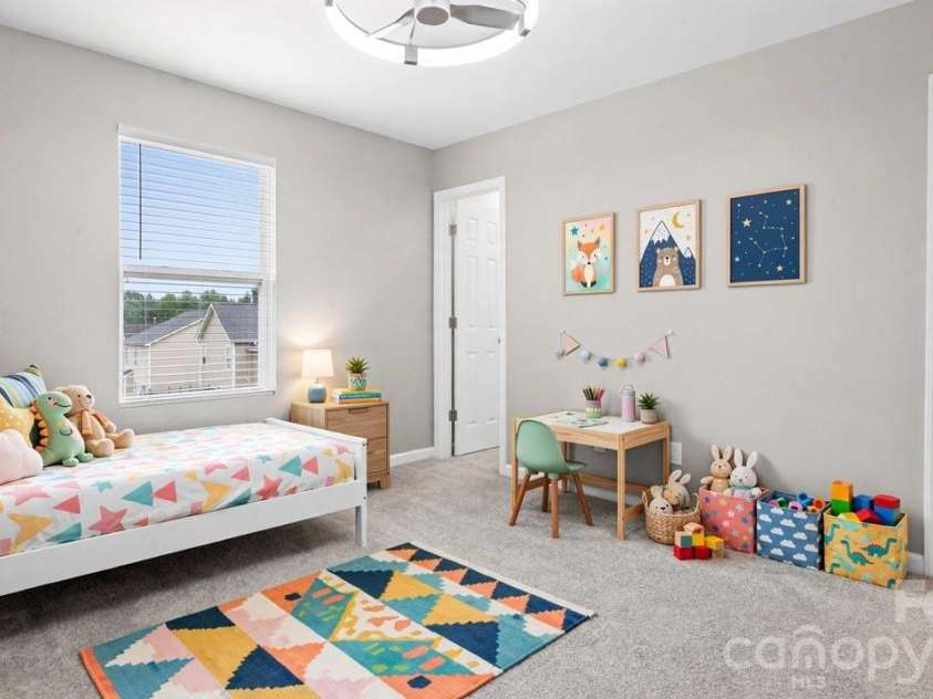 5310 Elessar Place, Charlotte, NC 28212.  MLS# CAR4417527, YatesRealty ID 46669. Secondary Bedroom virtually staged