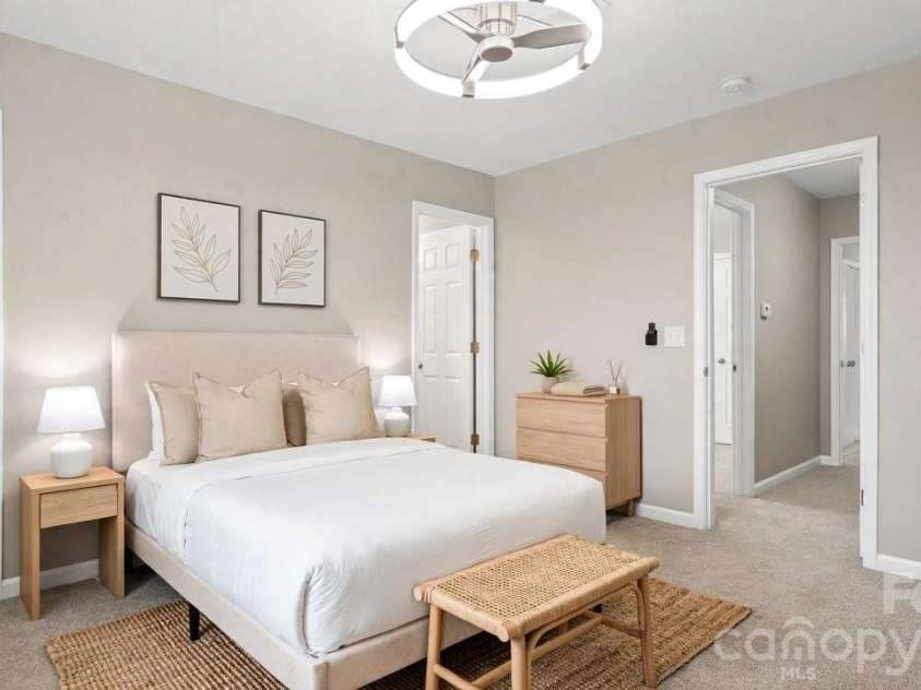 5310 Elessar Place, Charlotte, NC 28212.  MLS# CAR4417527, YatesRealty ID 46669. Secondary Bedroom virtually staged
