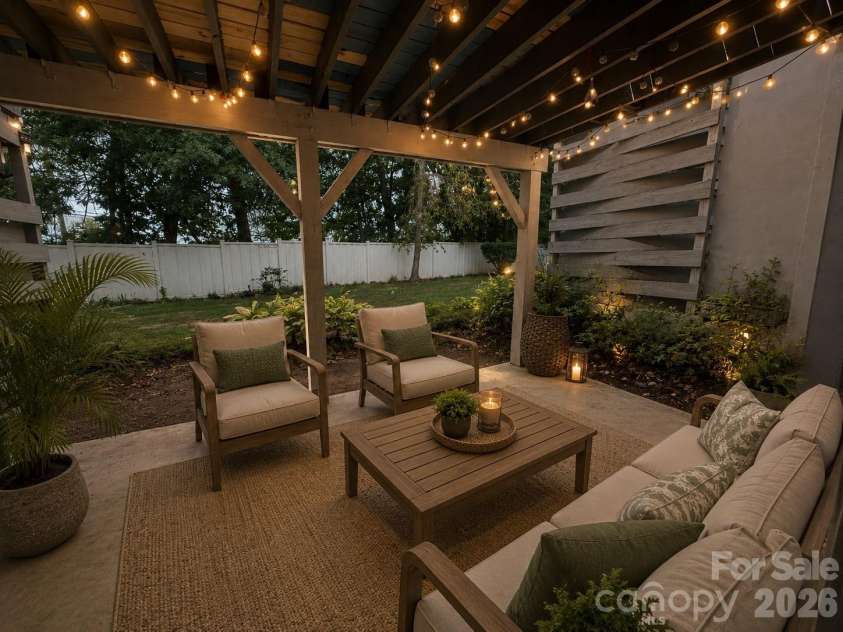 22 Hollybrook Drive, Asheville, NC 28803.  MLS# CAR4233748, YatesRealty ID 46673. Lower Level Patio - Virtually Staged