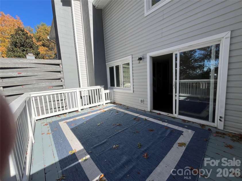 22 Hollybrook Drive, Asheville, NC 28803.  MLS# CAR4233748, YatesRealty ID 46673. Main Level Deck