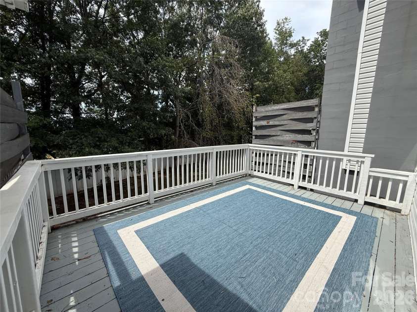 22 Hollybrook Drive, Asheville, NC 28803.  MLS# CAR4233748, YatesRealty ID 46673. Main Level Deck