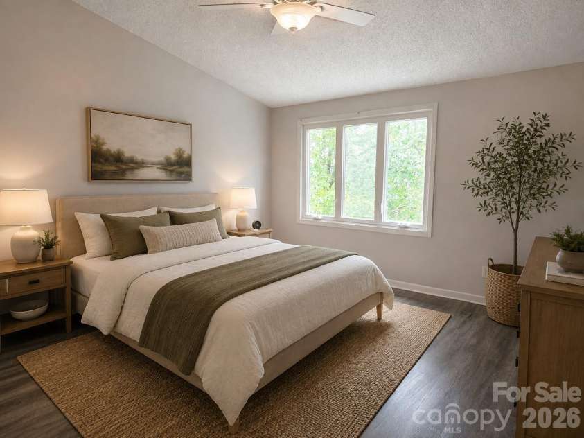 22 Hollybrook Drive, Asheville, NC 28803.  MLS# CAR4233748, YatesRealty ID 46673. Primary Bedroom - Virtually Staged