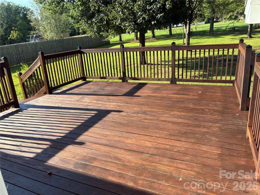 1008 Hopedale Drive, Lenoir, NC 28645.  MLS# CAR4418081, YatesRealty ID 46686. DECK IN GREAT CONDITION