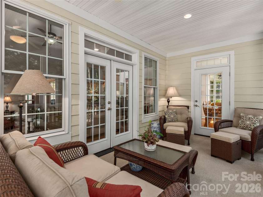 314 Summerset Drive, Clyde, NC 28721.  MLS# CAR4417717, YatesRealty ID 46689. Screen Porch