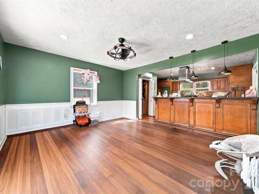 1261 Davis Road, Lincolnton, NC 28092.  MLS# CAR4404751, YatesRealty ID 46702. Dining room looking into kitchen