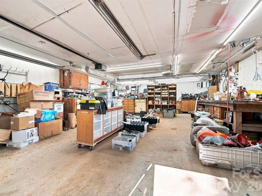 1261 Davis Road, Lincolnton, NC 28092.  MLS# CAR4404751, YatesRealty ID 46702. Interior of detached garage/shop