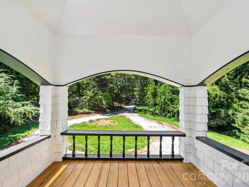 103 Hyde Avenue, Tryon, NC 28782.  MLS# CAR4416378, YatesRealty ID 46703. Balcony off Upper Level
