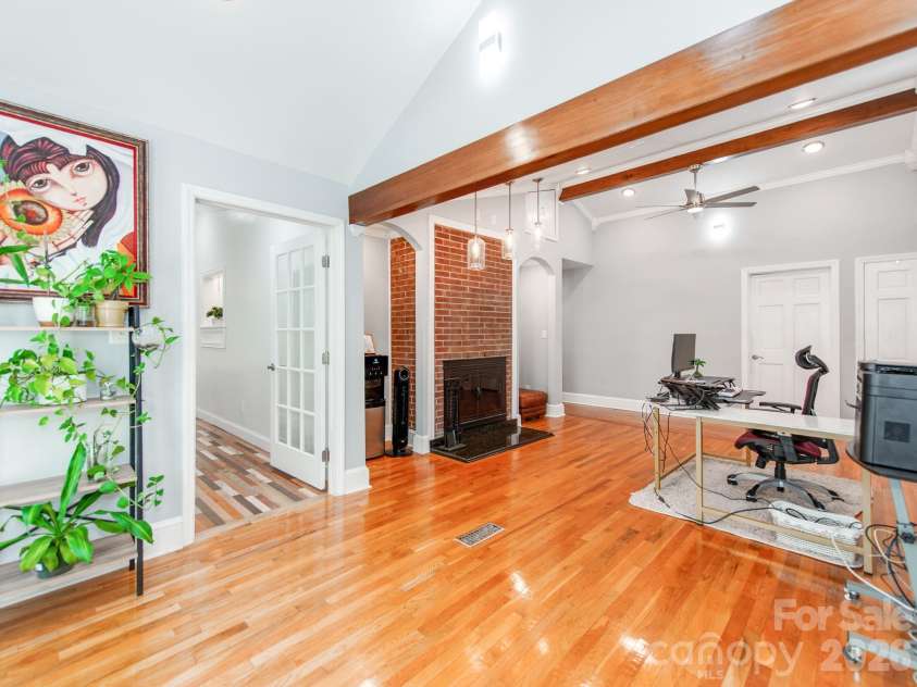 7124 Ridge Lane Road, Charlotte, NC 28262.  MLS# CAR4411281, YatesRealty ID 46708. Beautiful Office or Second Living Room Space!