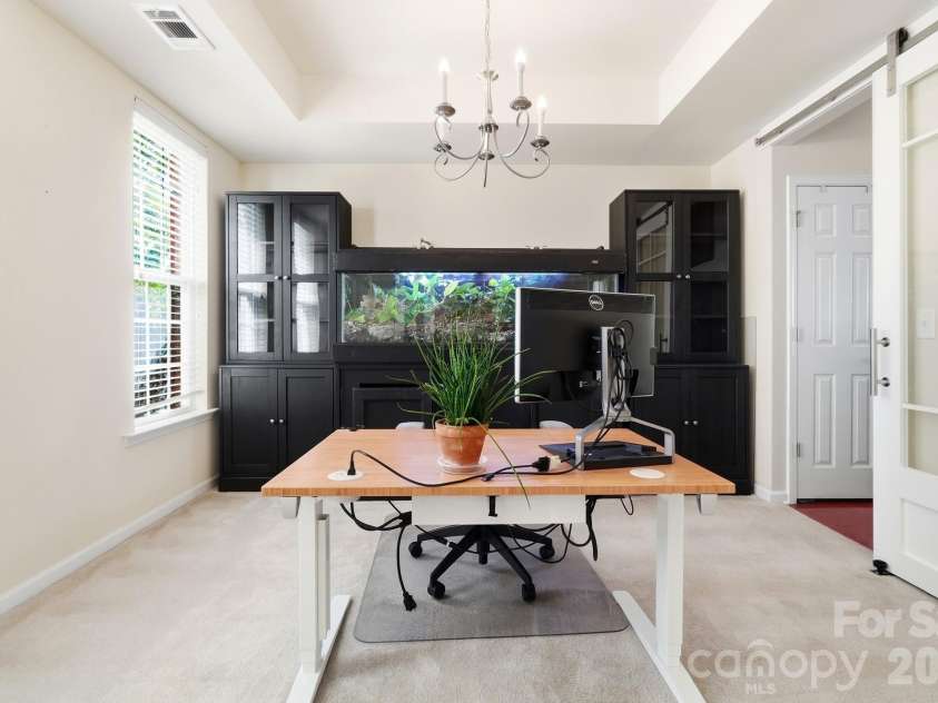 324 Minitree Lane, Charlotte, NC 28214.  MLS# CAR4418025, YatesRealty ID 46709. Formal Dining Room currently being used as office