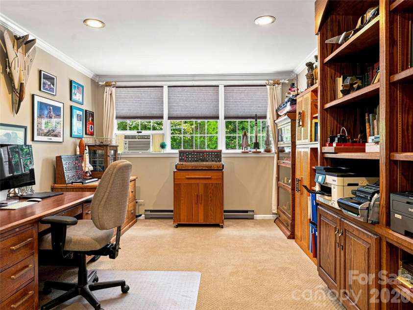 14 Griffing Boulevard, Asheville, NC 28804.  MLS# CAR4413603, YatesRealty ID 46721. Lower level office or bedroom.
