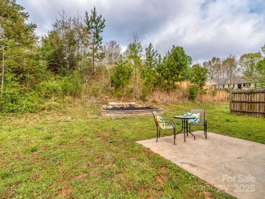 163 Brookshire Drive, Fort Mill, SC 29715.  MLS# CAR4234398, YatesRealty ID 4673. Backyard with Planter