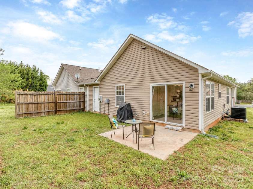 163 Brookshire Drive, Fort Mill, SC 29715.  MLS# CAR4234398, YatesRealty ID 4673. Rear Patio