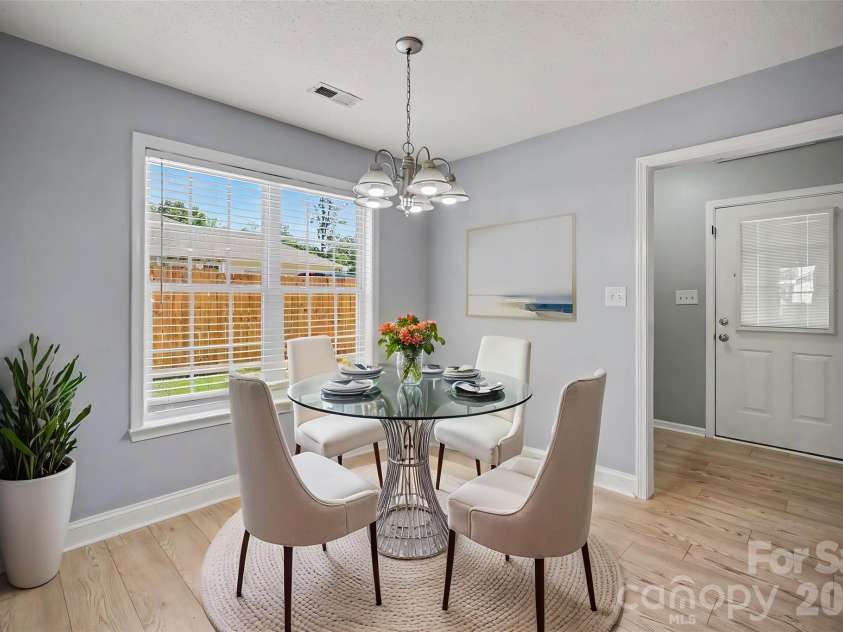 304 Llewellyn Street, Belmont, NC 28012.  MLS# CAR4413586, YatesRealty ID 46738. Dining area *Virtually Staged*