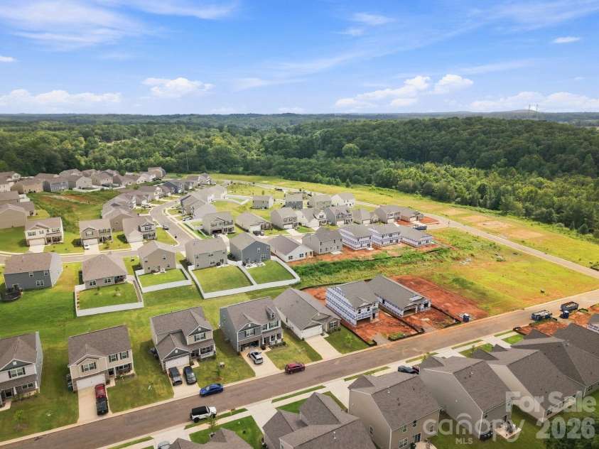 3662 Charles Street, Conover, NC 28613.  MLS# CAR4417291, YatesRealty ID 46741. Aerial view