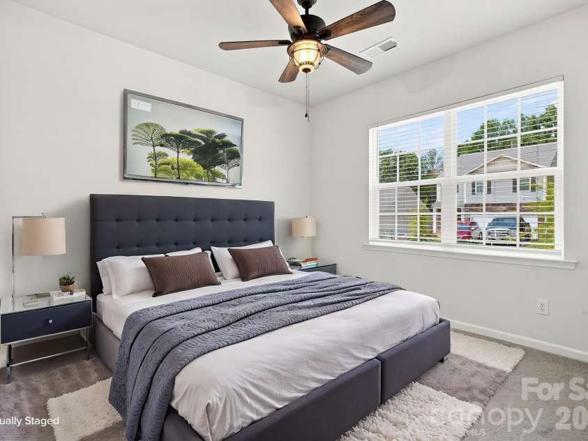 3662 Charles Street, Conover, NC 28613.  MLS# CAR4417291, YatesRealty ID 46741. Bedroom #2 virtually staged