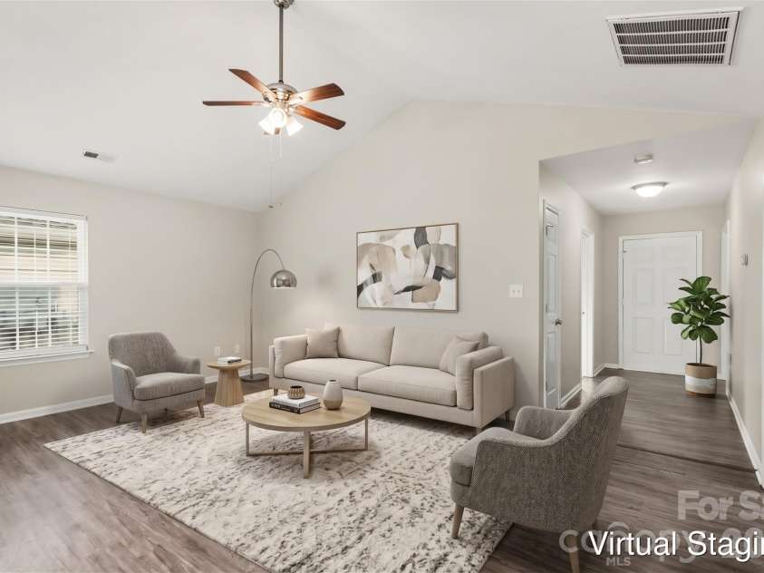 1311 Braveheart Lane, Charlotte, NC 28216.  MLS# CAR4416968, YatesRealty ID 46753. Virtually staged