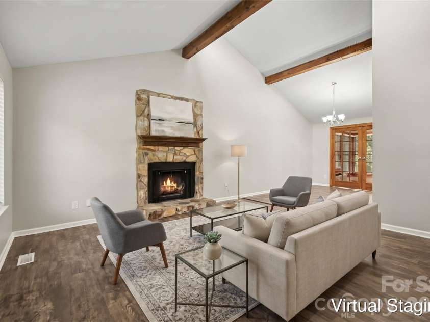12000 Rock Canyon Drive, Charlotte, NC 28226.  MLS# CAR4416980, YatesRealty ID 46754. Virtually staged