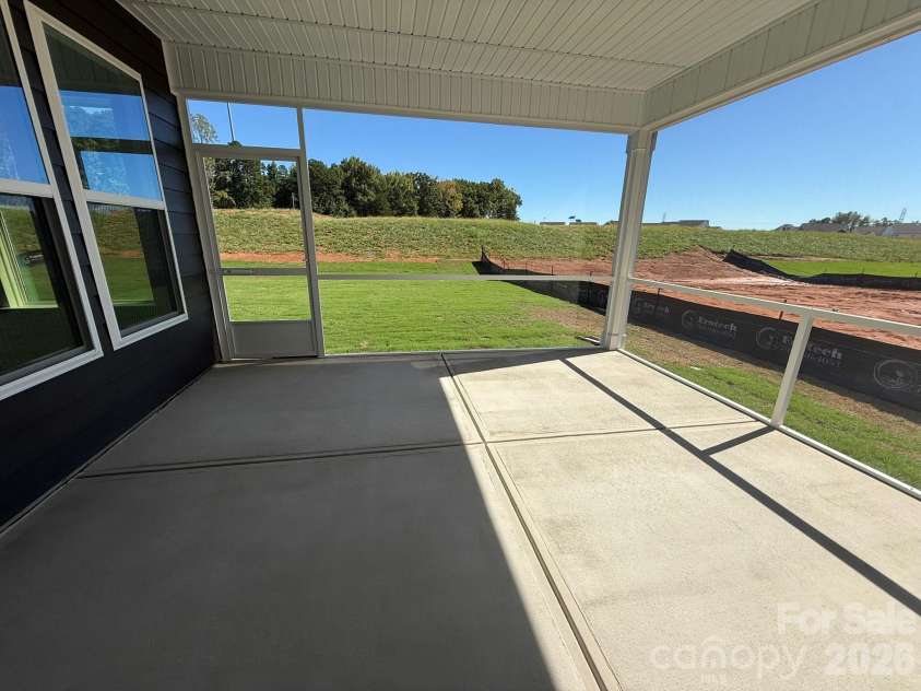 4493 Blue Mound Court, Stanley, NC 28164.  MLS# CAR4398039, YatesRealty ID 46761. Screened in porch