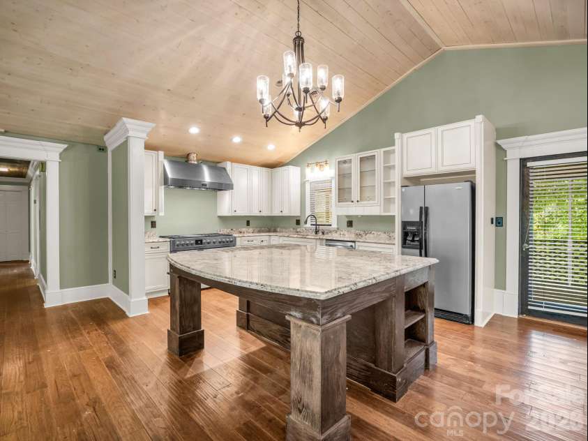 200 Woodland Circle, Rutherfordton, NC 28139.  MLS# CAR4418275, YatesRealty ID 46769. Custom Island