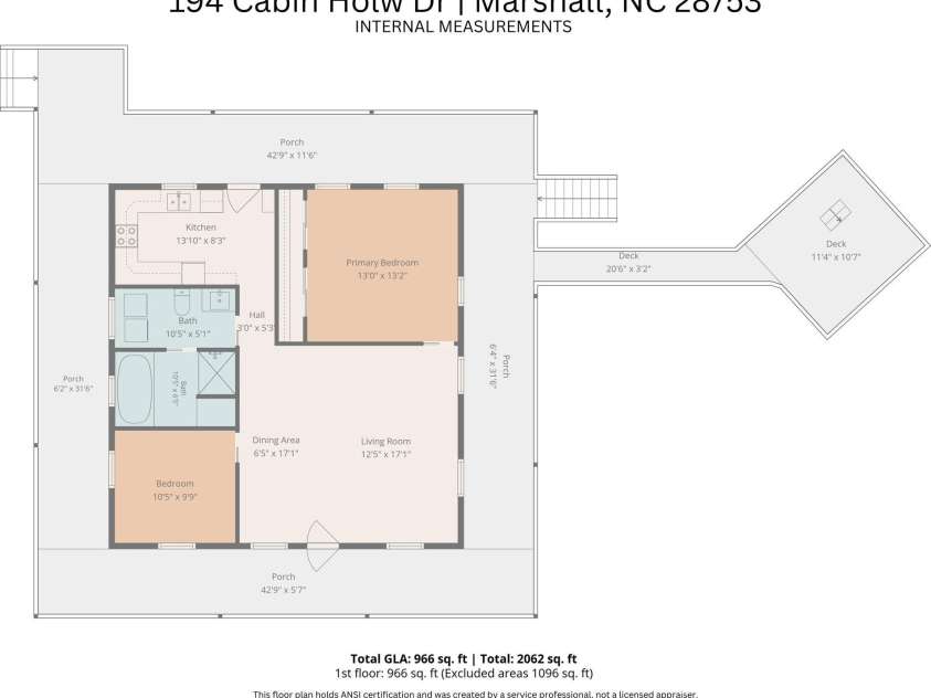 194 Cabin Hollow Drive, Marshall, NC 28753.  MLS# CAR4414308, YatesRealty ID 46778. 