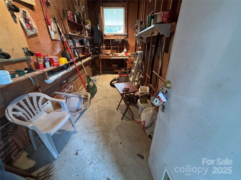 1623 Kimberly Drive, Gastonia, NC 28052.  MLS# CAR4320159, YatesRealty ID 4678. Workshop in garage