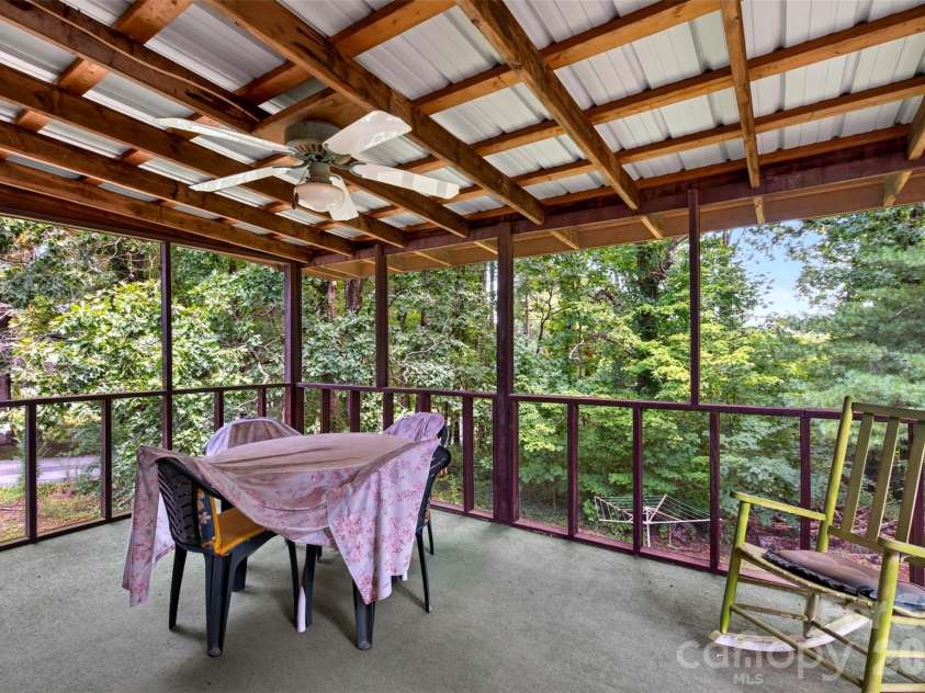 2 White Oak Road, Arden, NC 28704.  MLS# CAR4418090, YatesRealty ID 46781. Rear screened porch