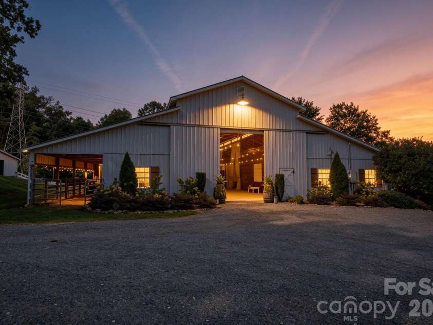 340 Whippoorwill Lane, Mount Holly, NC 28120.  MLS# CAR4417978, YatesRealty ID 46788. Barn with 2nd living quarters