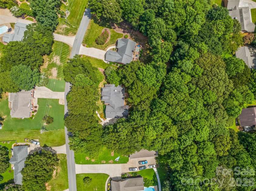6756 Hawks Nest Lane, Stanley, NC 28164.  MLS# CAR4416084, YatesRealty ID 46791. Aerial